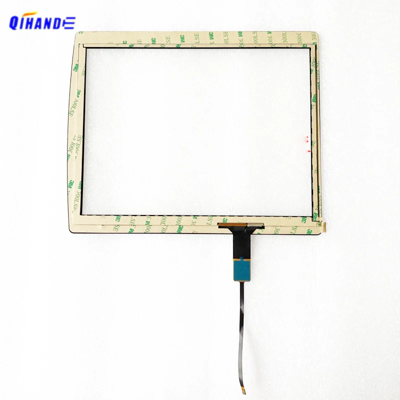 Polegada 2.5d 6pin Toque Zb097gs0416a para Cs-ctp10183-a Fpc Carro Sensor de Toque Painel Gps Peças Digitador para Tesla Rádio Vidro 9.7 - Imagem 3