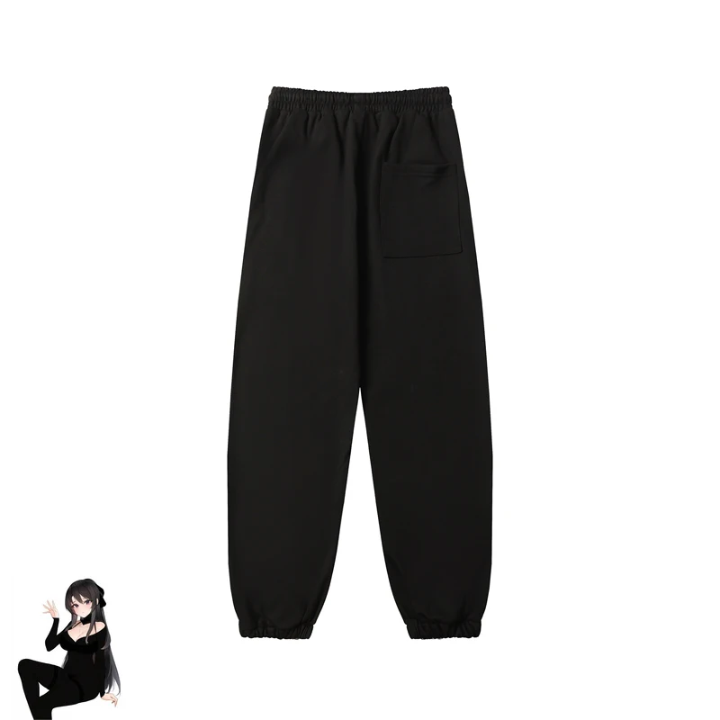 Embroidery Tag Saint Michael Angel Print Pattern Track Best Quality Terry Sweatpants Men Women Four Seasons Jogger Trousers Y2k