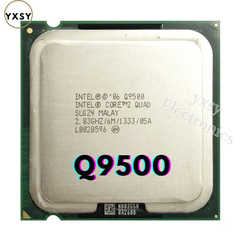 Intel Core 2 Quad Q9500 CPU Processor 2.8Ghz 6M 1333GHz Socket 775 ...