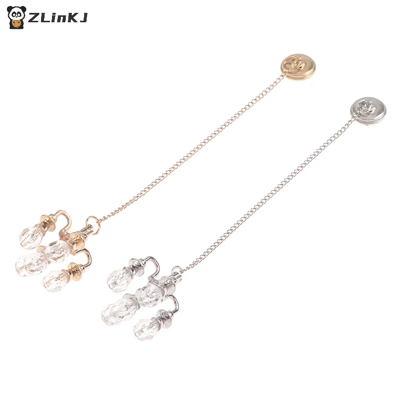 ▶ 1/2PCS 인형의 집 샹들리에 1:12 스케일 천장 조명 인형 집 장 미니어처 램프