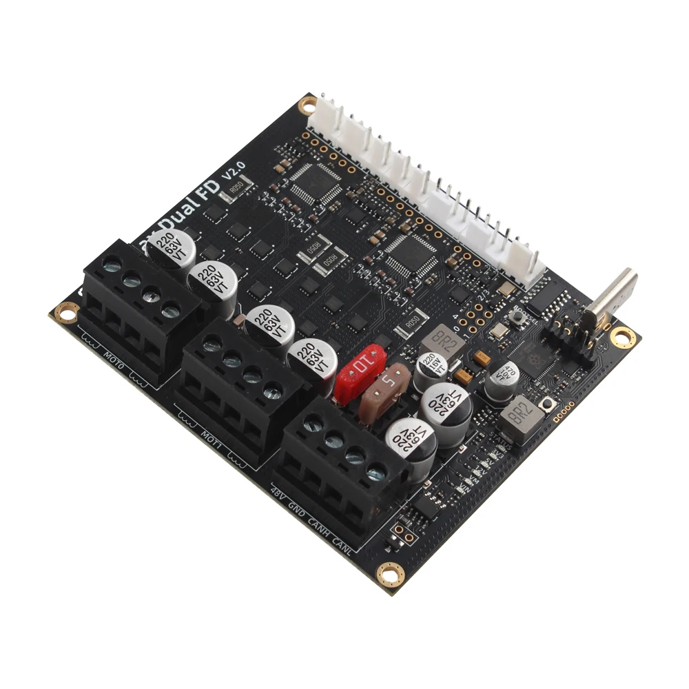 FYSETC StrideMax Daul FD 마더보드, 듀얼 TMC5160 60V 지지대 RP2040 MCU 클리퍼 및 RRF, Voron VZ 3D 프린터 보드용