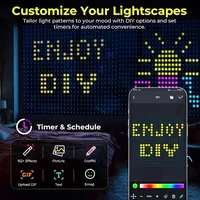 Smart Curtain Lights 400LEDs RGB Fairy Lights Bluetooth App LED String Remote Control DIY Music Sync Window Bedroom Party Decor - Image 3
