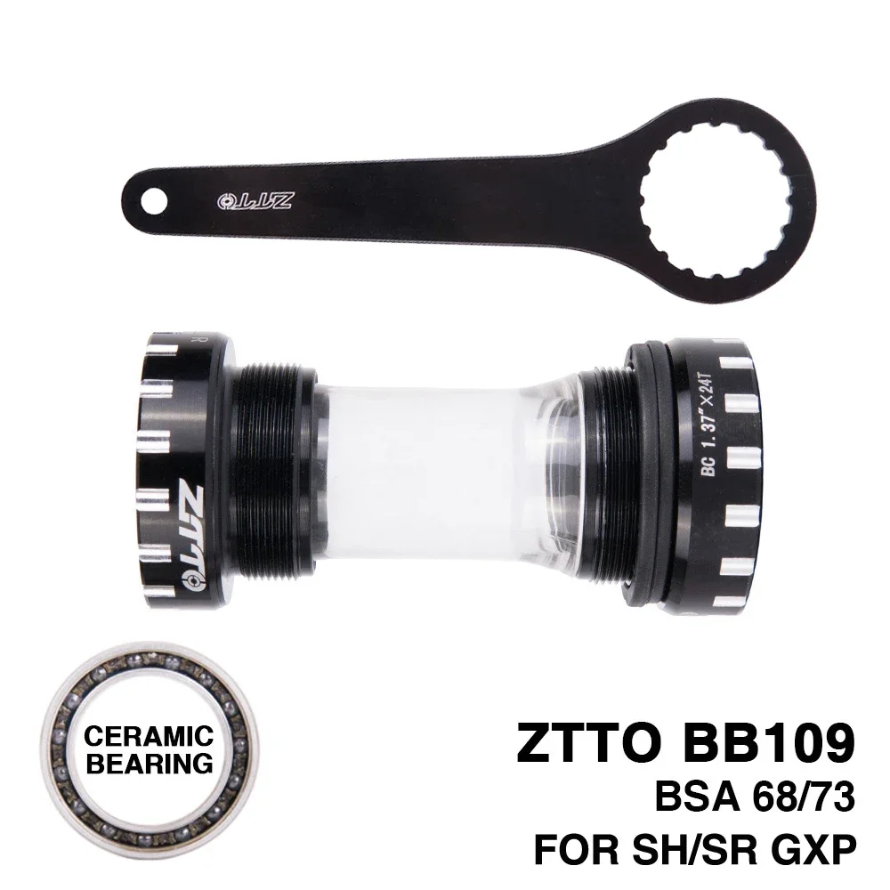 黒★ZTTO★セラミックベアリング★BB30★Φ24mm★シマノクランク用★ ZTTO MTB BB30 24 Adapter Bicycle Press Fit Bottom Bracket