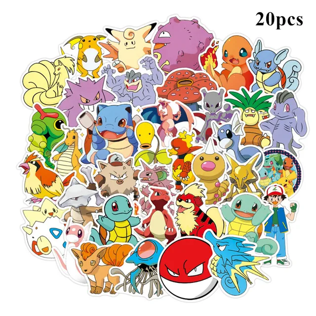 Handig regering gevolgtrekking 50pcs/100pcs Pokemon Stickers Action Characters Surprise Cartoon Kids  Christmas Laughter Birthday Gift Pokemon Stickers Kis Toys - Sticker -  AliExpress