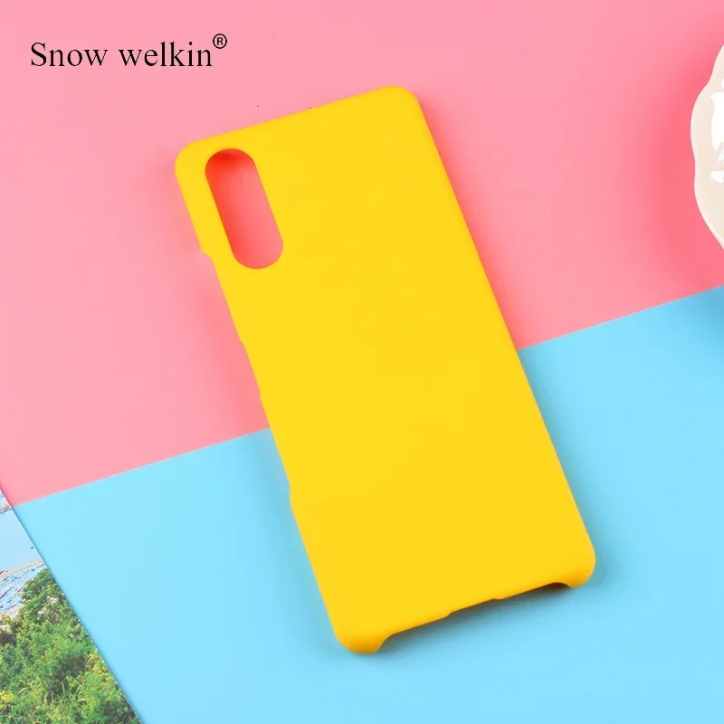 Sleek Matte Hard Plastic Case Cover for Sony Xperia - Durable Protection and Stylish Design