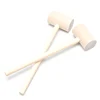 5pcs Mini Wooden Hammer Pounder Replacement Wood Mallets Crab Seafood Crackers Kids Toys 3