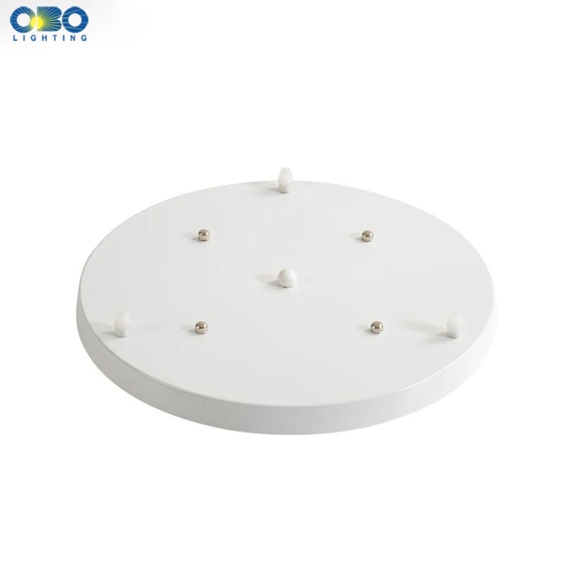 Ceiling Plate Iron Pendant Lamp Bases DIY 2/3/4/5 holes 25cm/30cm/40cm/50cm Straight/Round