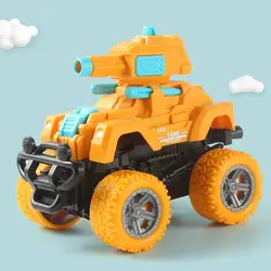 Six - Wheel Inertial Off - Road Vehicle Simulation Toy - Perfect Birthday Gift (New Chariot Yellow)
