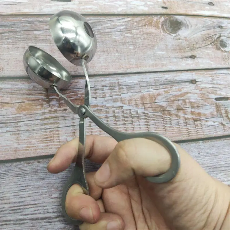Meatball Maker Tool Clip Newbie Antiaderente Farcito Palla Di Carne Cucchiaio Shaper Cooking Scoop Accessori Da Cucina In Acciaio Inossidabile