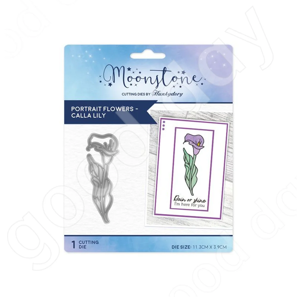 

2022 New,Portrait Flowers Calla Lily,metal Cutting Dies Scrapbooking Diy Decoration Craft Embossing