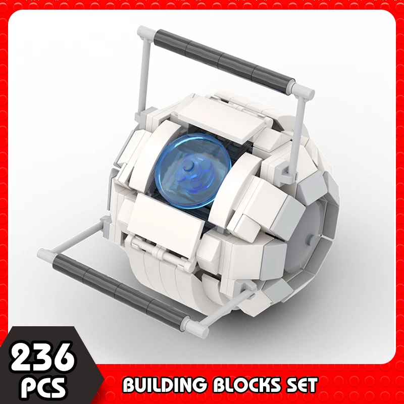 

Конструктор MOC Portaled 2 GLaDOS Wheatley, классический кинотеатр, телескопическая Роботизированная камера, модель, кирпичи, игрушка
