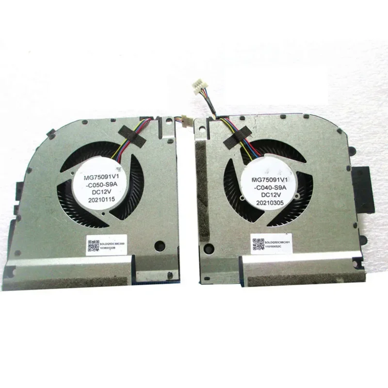 

Вентилятор охлаждения ЦП для Thunderobot TR ZERO 2021 RTX30 MG75091V1-C050-S9A 12v