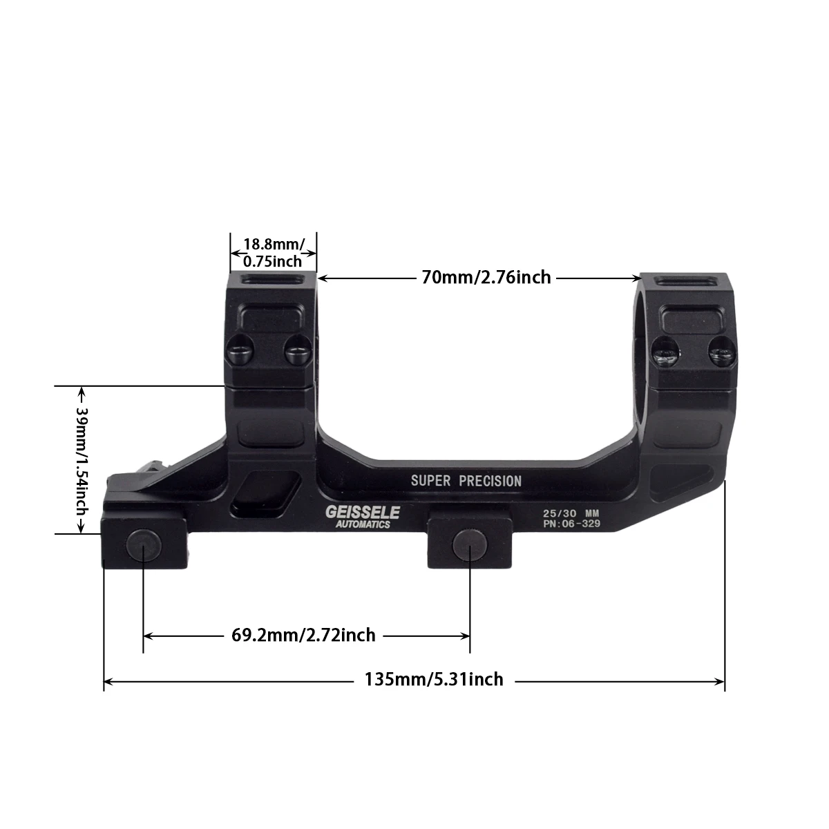 AR15 Scope Mount Tactical Optical Sight Mount Riflescope For 30mm 25.4mm 1.54 1.93 For GEISSELE Automatics 20mm Rail rifle scope mount,scope riser mount,scope mount adapter