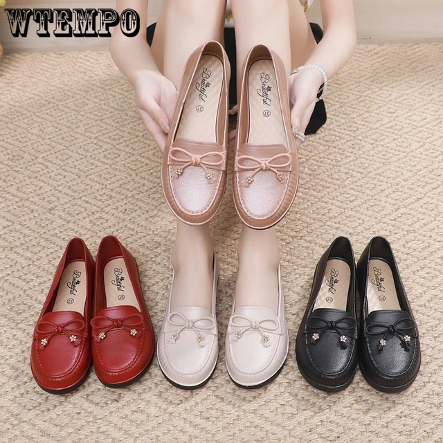 Dropship New Women Flats Comfortable Loafers Shoes Woman