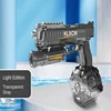 Automatic Continuous Firing Water Gun Large Capacity Water Gun Summer Pool Toy Electric Watergun with Lighting Outdoor Toy 1