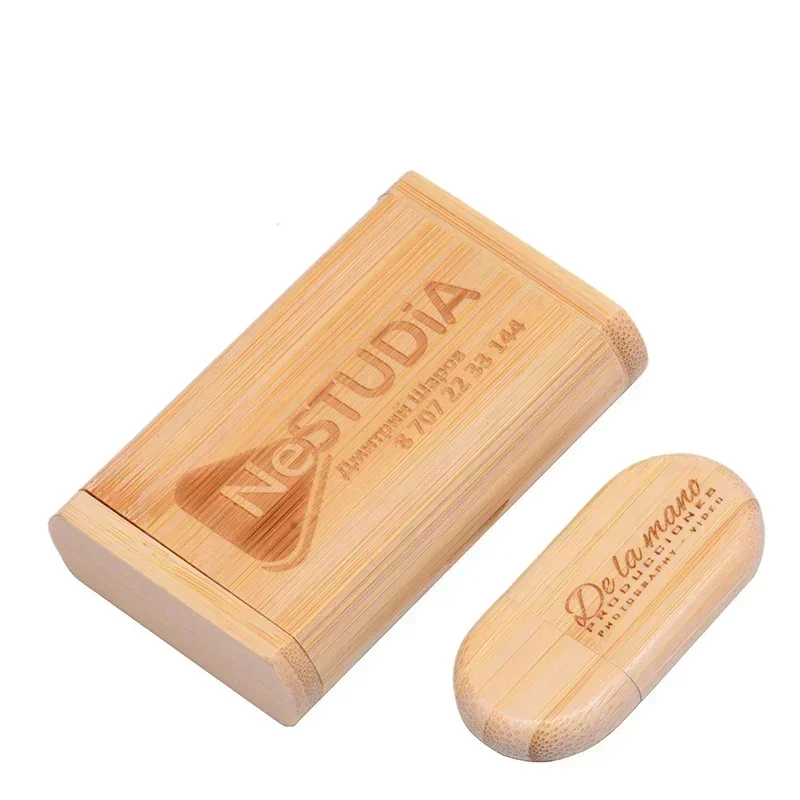 5pcs/Lot USB 2.0 Wooden Flash Drive Pendrive 4GB 8GB 16GB 32GB 64GB 128GB Memory Stick Wedding Gift