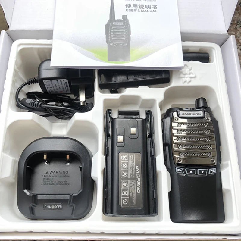 BAOFENG UV-8D Walkie Talkie Real 8W Dual PTT UHF 400-480MHz Long Range Communication Radios UV8D CB Ham 2-Way Radio for Hunting 6