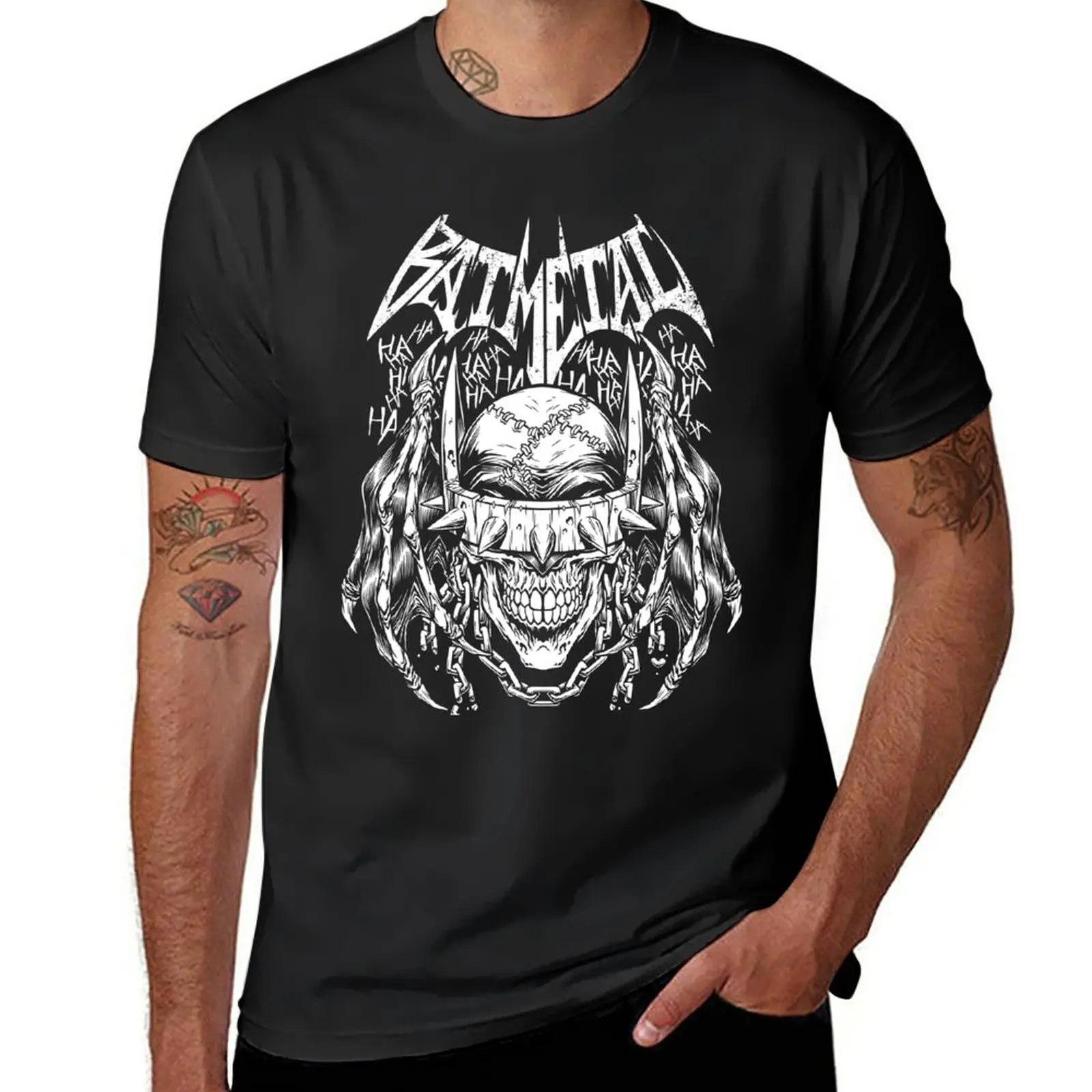 

BATMETAL! T-Shirt graphics summer tops plain anime t shirts for men