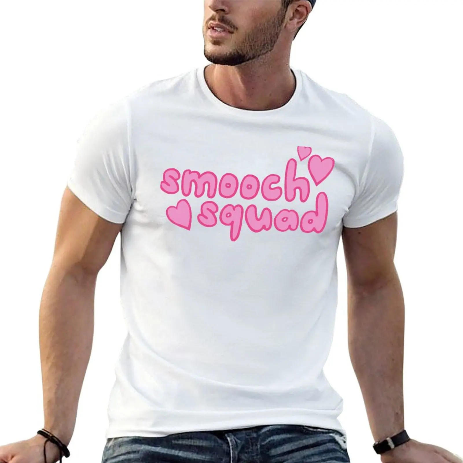 

Smooch Squad T-shirt animal prinfor boys plus size tops big and tall t shirts for men