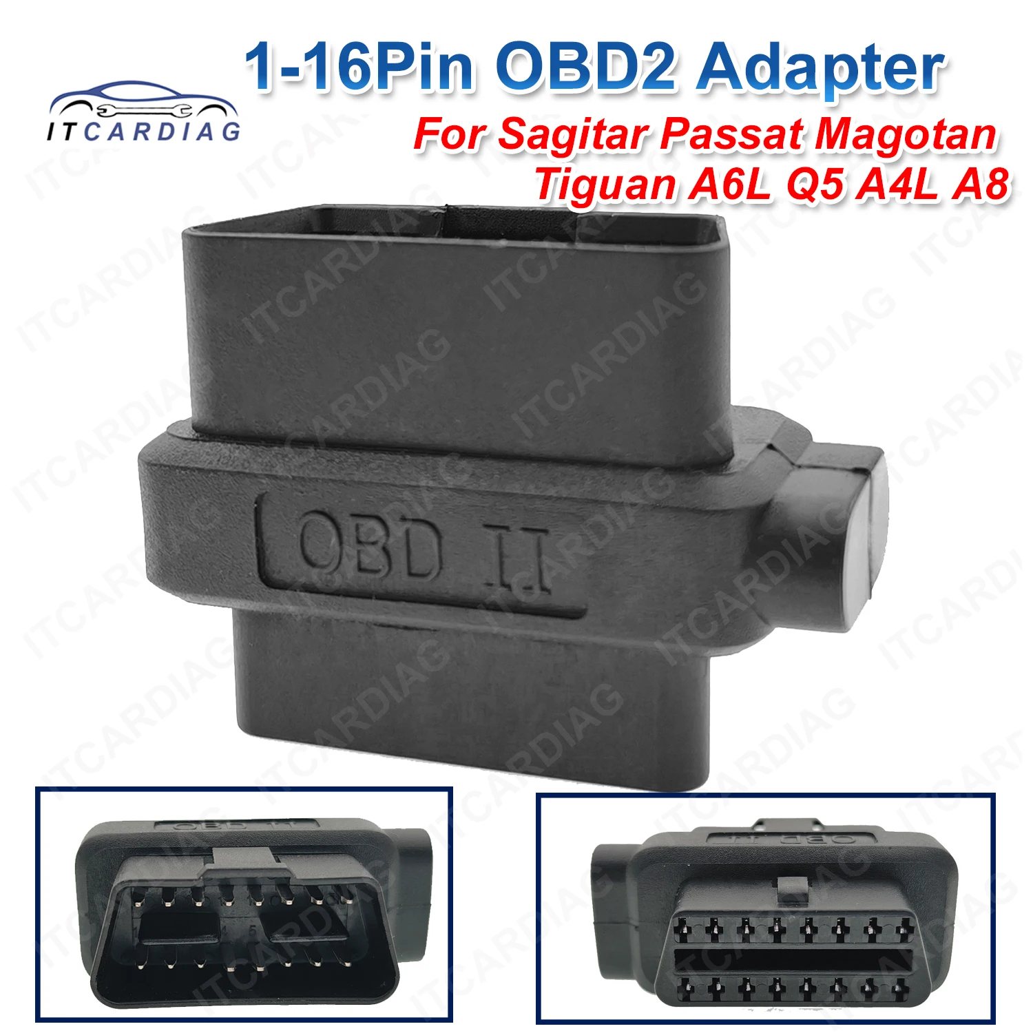 

Для VW для Audi OBD смарт-коннектор для короткого замыкания дистанционное управление все ключи потерянный OBD2 адаптер подходящий Коннектор 4 и 5 поколения