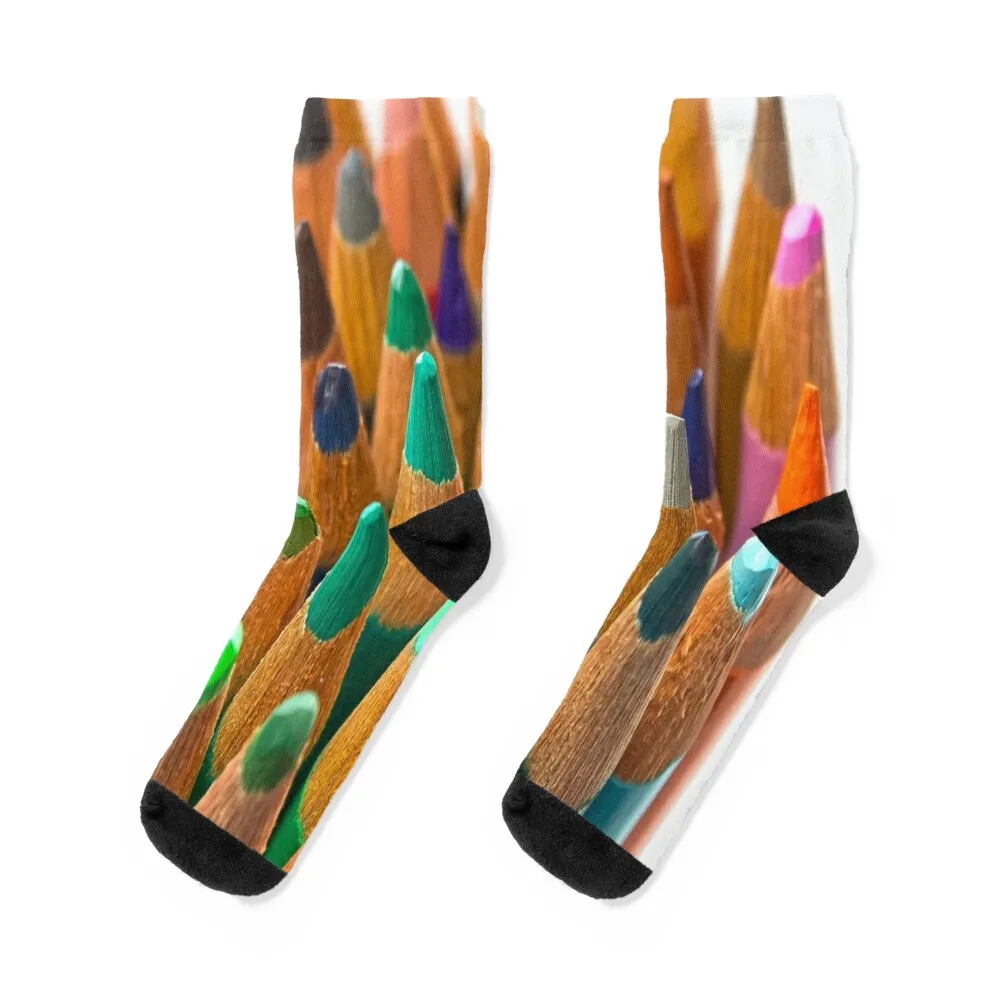 

Sharpened Colored Pencil Tips Socks essential Sports hip hop Designer Man Socks Women's