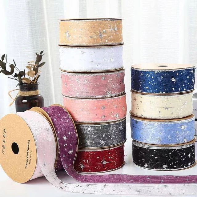  1 Roll Ribbon for Bouquet Ribbons for Crafts Flower Gift Bow  Hair Clips Gift Ribbon Bouquet Ribbon Ribbons for Flower Bouquets Ribbon  for Crafts Fabric Wedding Packaging Tape