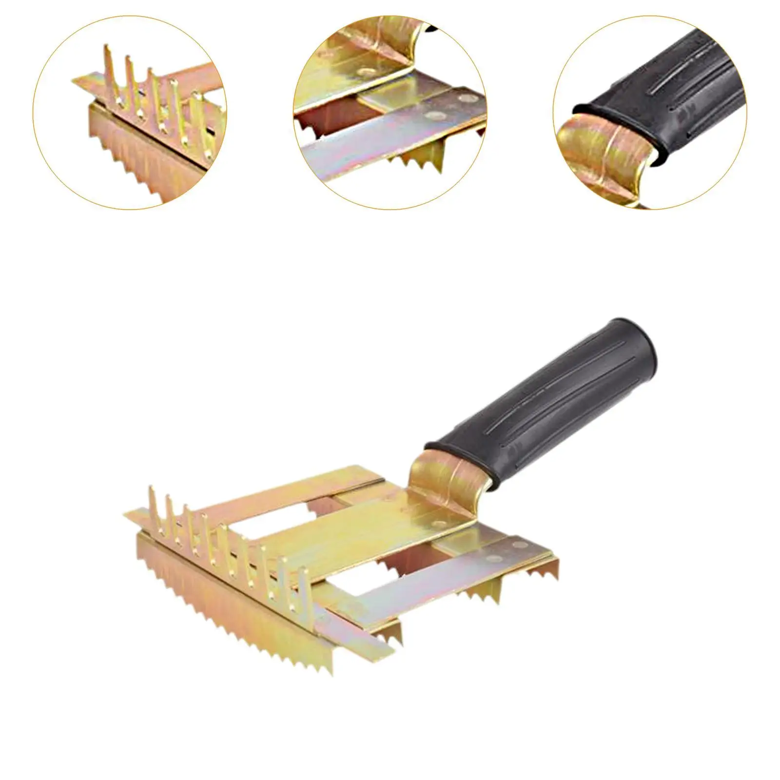 Livestock Shedding Comb Portable Bull Hair Brush Sturdy Comfortable Grip Deshedding Tool for Dog, Bull Sheep, Cow, Horses