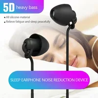 Silicone In-ear 3.5mm/Type-C Jack Wired Earphones Handsfree Sleep Headphones With Cable Earbuds In-line Control Headset With Mic 2