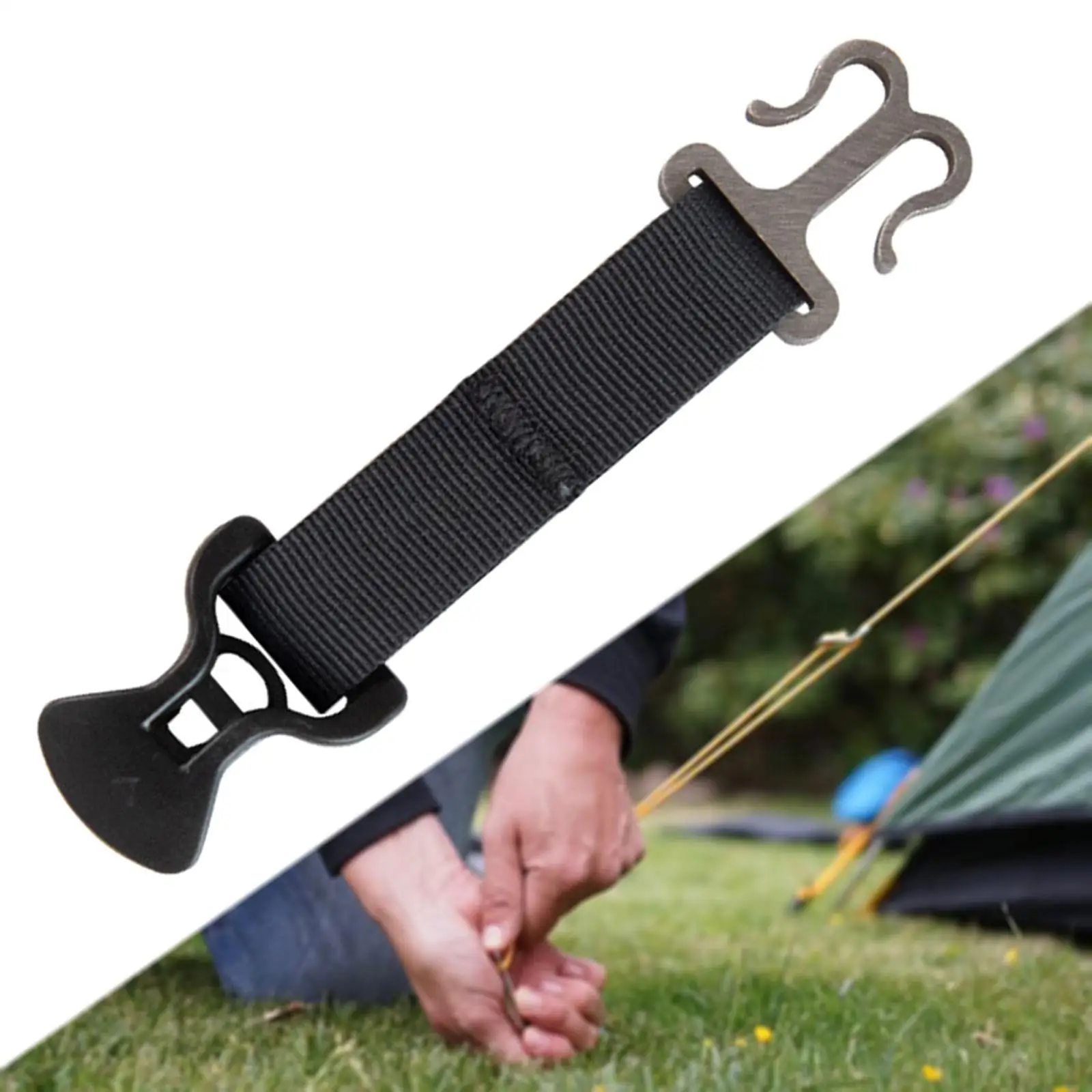 

Camping Tent Buckle Rope Tensioner Climbing Portable Canopy Fishing Tents