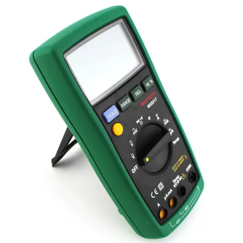 MASTECH MS8217 Digital Multimeter AC/DC Voltage AC/DC Current Resistance Capacitance Tester with Temperature Measurement