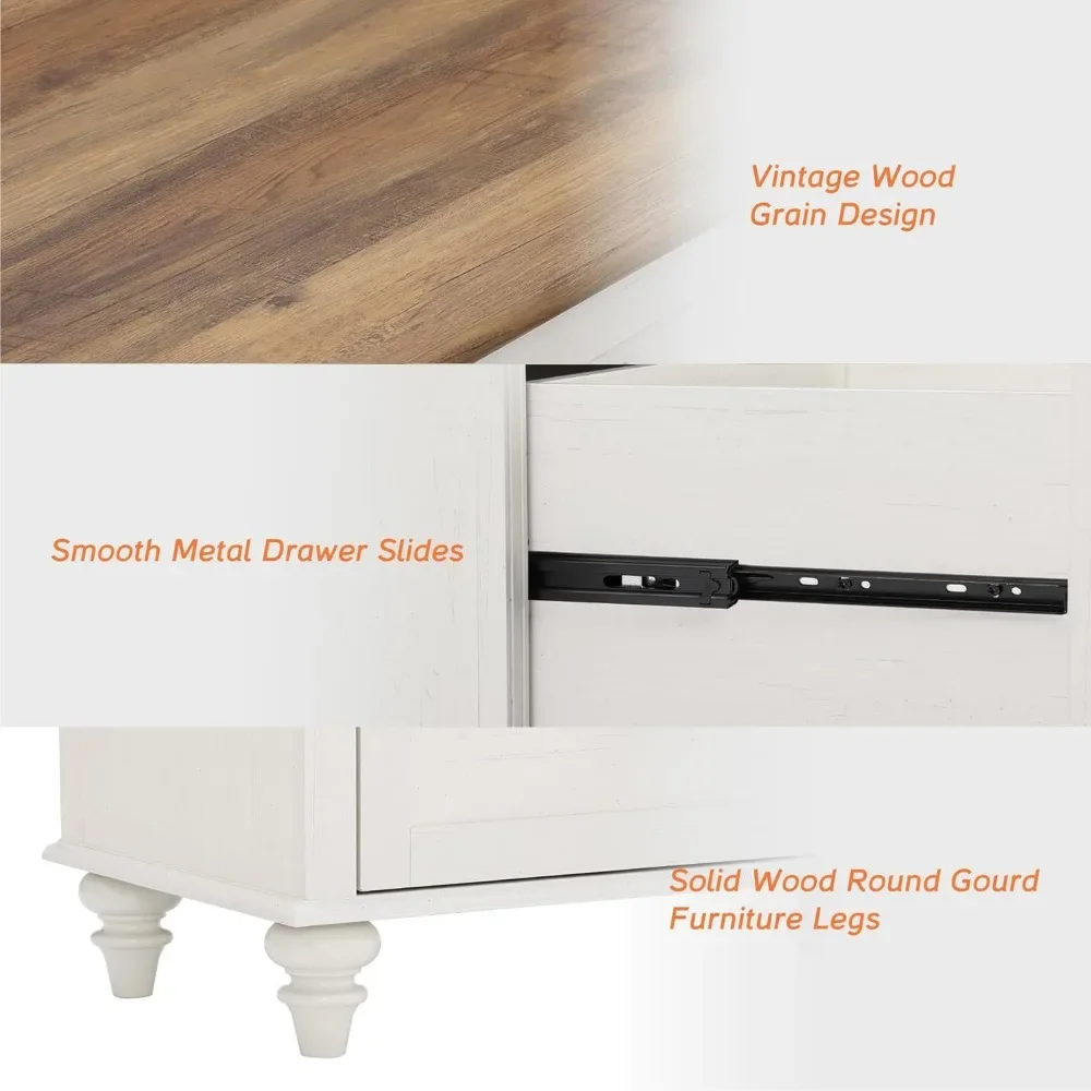 Farmhouse coffee table, square with adjustable top and living room drawers, wooden center table for home and office 6