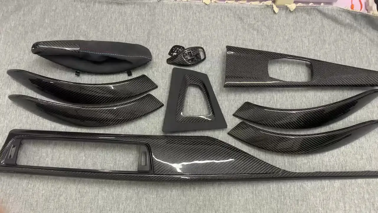 リアルカーボンファイバーインテリアアクセサリーパーツトリム BMW 3 4