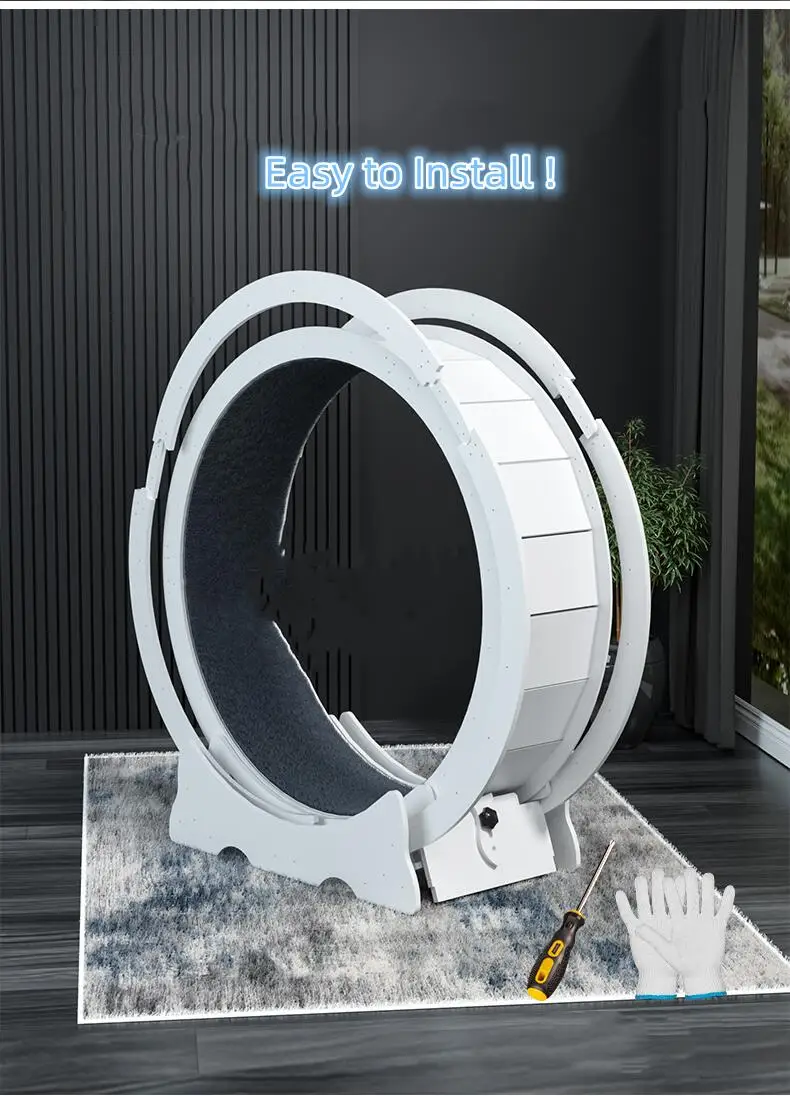 On Sale Sustainable Pet Cat Dog Treadmill Toy Fun PVC Material Small Animals Cat Treadmill