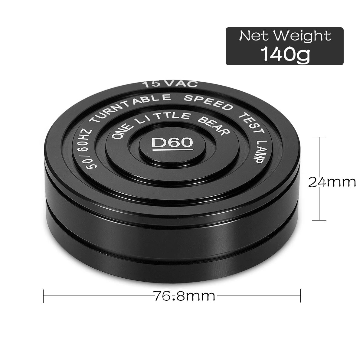Фото Стробоскоп Nobsound, 50/60 Гц, стробоскопический световой индикатор + Тахометр, диск для проигрывателя №5