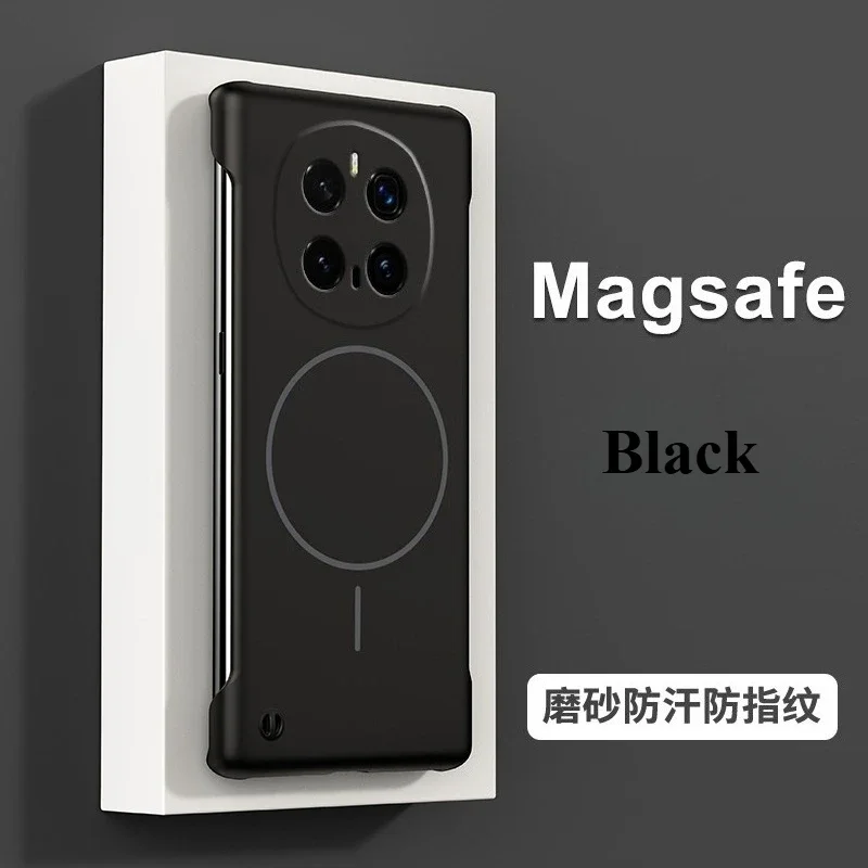 Slim Magnetic Bezel-less Case with Skin Feel and MagSafe Compatibility
