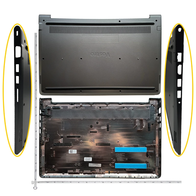 para Dell Vostro 15 5568 155568 V5568 Palmrest Capa Superior com Furo de Impressão Digital Fcn57 0fcn57 Base Inferior Jd9fg 0jd9fg Novo Case - Imagem 5