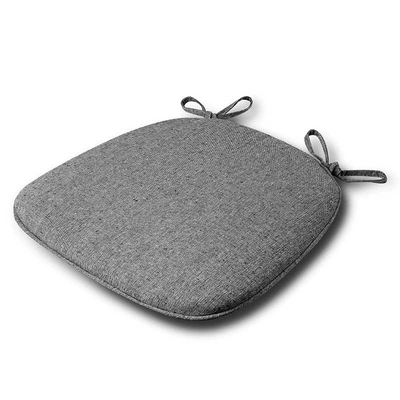 Brief Flax Non-slip Chair Cushion Comfortable Home Sponge Dining Chair Cushions Washable Outdoor Garden  Chair Pad Car Seat Mats 2