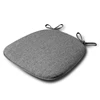 Brief Flax Non-slip Chair Cushion Comfortable Home Sponge Dining Chair Cushions Washable Outdoor Garden  Chair Pad Car Seat Mats 2