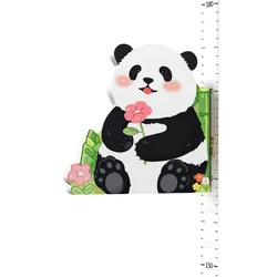 Multicolor 3D Cartoon Animal Children's Growth Chart Wall Stickers (1 - B)