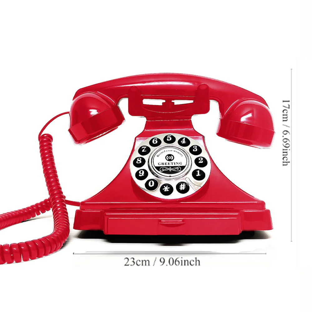 Audio Message Book Phone Audio Guestbook Book Classic Retro Phone Banquet Voice Check-in Message Birthday Party Celebrati