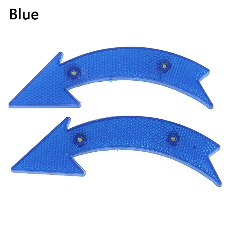 Bicycle Spoke Reflector Reflective Sheet Cycling Arrow Plastic Warning