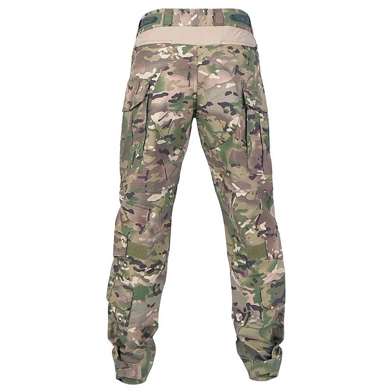 Airsoft Paintball Work Clothing Military Uniform Multi Pockets Tactical Combat Camouflage Shirts Cargo Knee Pads Pants Army Suit