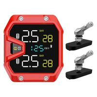 Motorcycle TPMS IP65 Waterproof Tire Pressure Monitor Sensor (Orange Internal) - Image 2