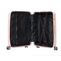 Ensembles de bagages 4 pièces Valise légère en PP (13/20/24/28 pouces) avec serrure TSA, roues silencieuses et design extensible - Voyage 6