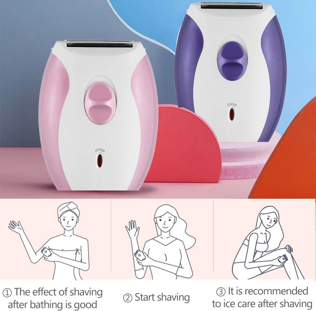 Smooth Confidence Ladies Cordless Battery Shaver