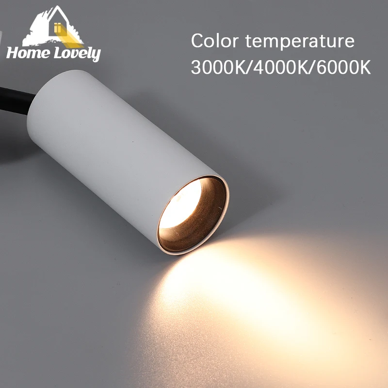 

Spotlight 4000K 220V LED COB Recessed Surface Mount Universal Downlight 7W Aluminum Home Shop Office Store Lighting