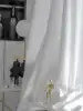 White Sheer Curtains Blend Semi Smoothy Sheer Curtains Soft Light Airy Privacy Sheers for Bedroom Living Room 1