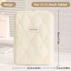 Stylish Shockproof Tablet Handbag Case - 11inch (Beige)
