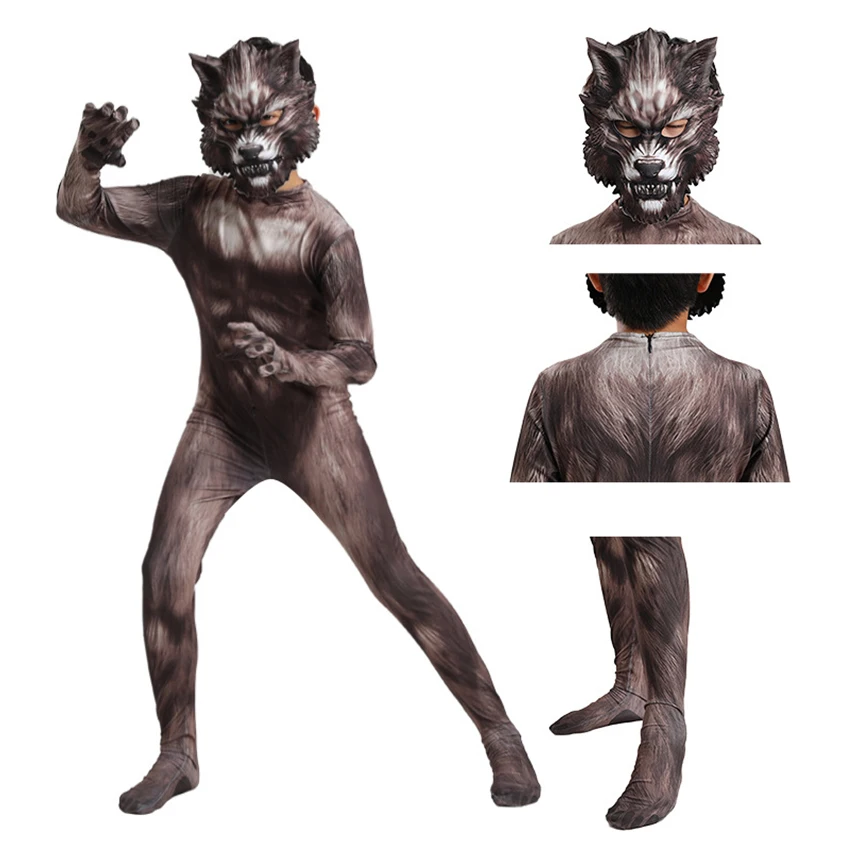 FerociousWerewolfCosplayAnimeScaryFursuitHalloweenCostumesfor