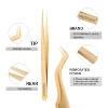 XIUSUZAKI Eyelashes Extensions Tweezers Makeup Tools High-precision Easy Fan Eyelashes Grafting for Volume Fans Makeup Tools 4